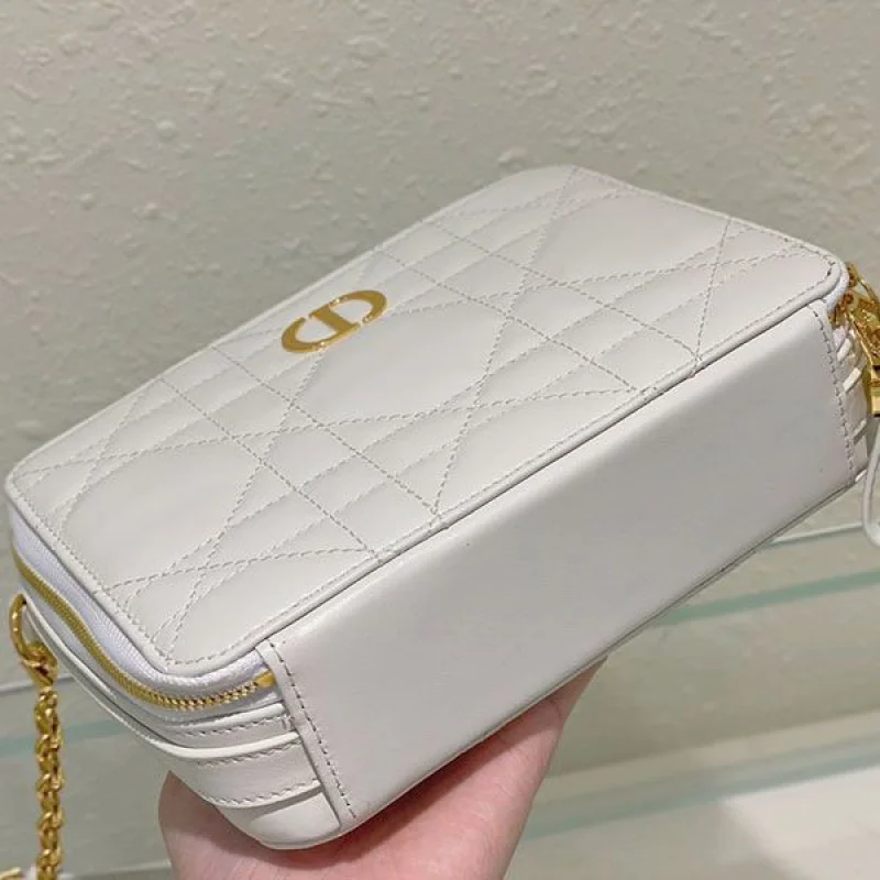 ディオール CARO ダブルポケット ショルダーバッグ 偽物 dey46154
