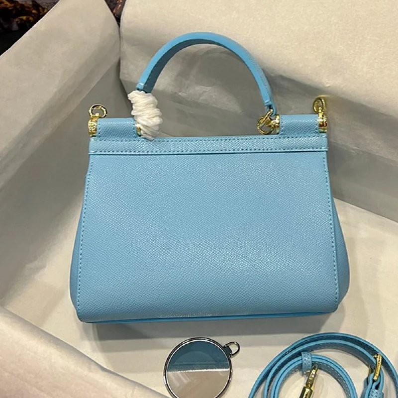 ドルチェ&amp;ガッバーナ DAUPHINEレザー ハンドバッグ 偽物 スモールサイズ dge38791