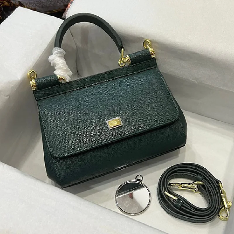 ドルチェ&ガッバーナ コピー SICILYバッグ DAUPHINEレザー スモールサイズ dgq16798