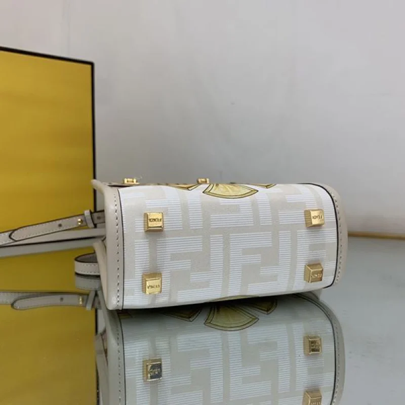 【フェンディ×ヴェルサーチェ コピー】Fendace◆Sunshine Mini ショッパーバッグ FD8051