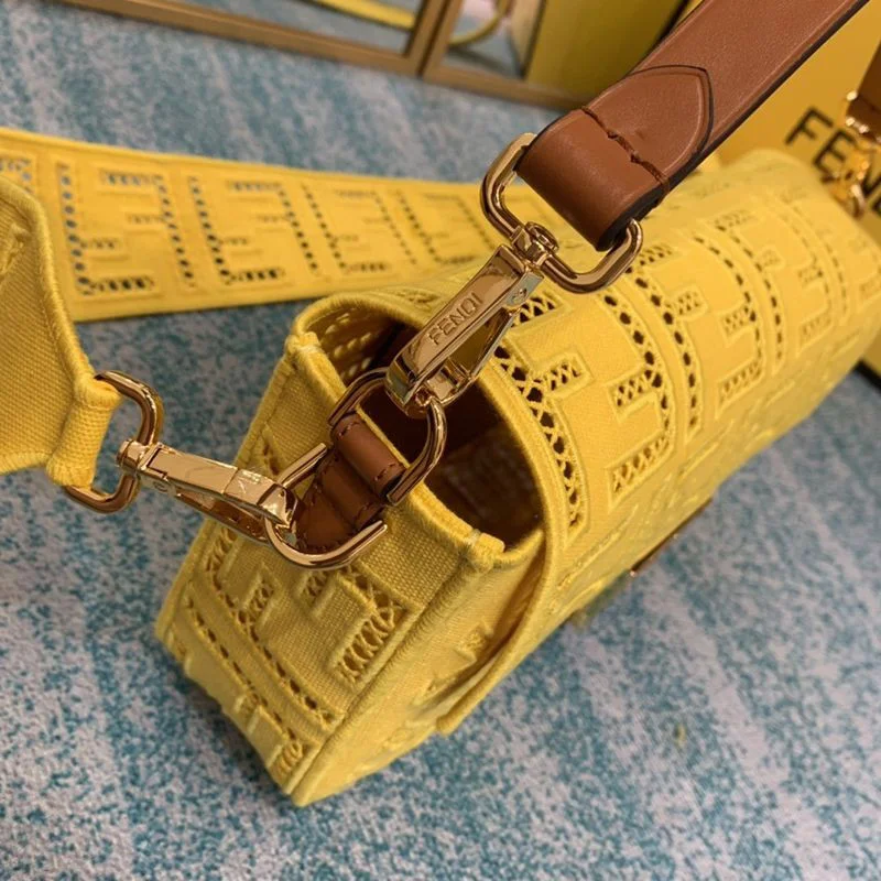 稀少フェンディ バゲット キャンバス バッグ コピー/刺繍 fed36433