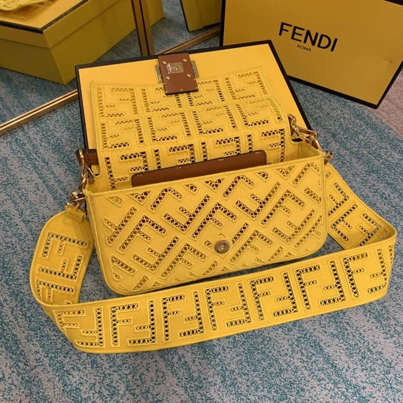 稀少フェンディ バゲット キャンバス バッグ コピー/刺繍 fed36433