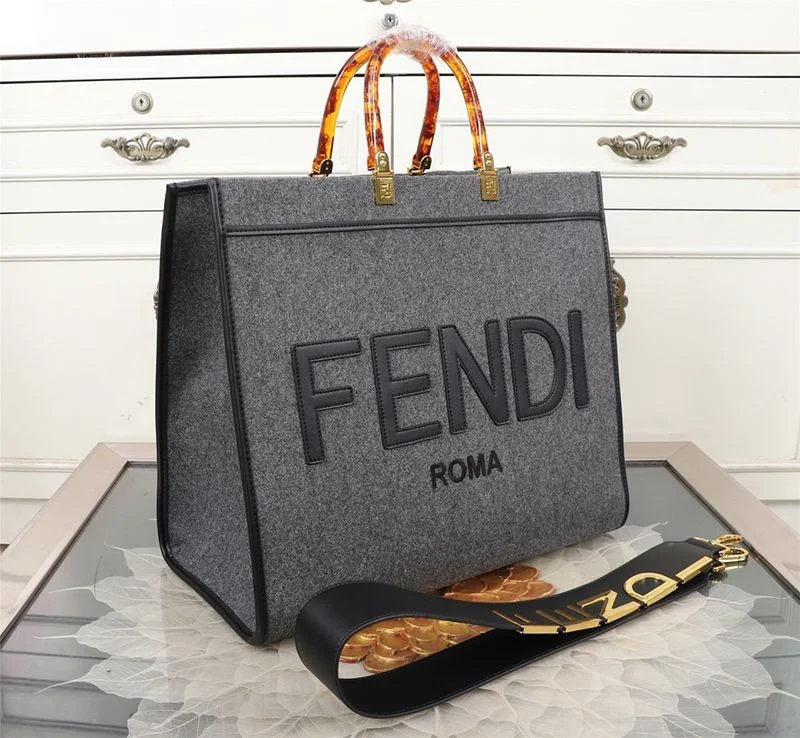 人気No1フェンディ サンシャイン コピー レザーショッパーバッグ fef92233