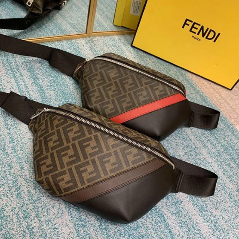 フェンディ マルチカラーレザー ベルトバッグ コピー feg51755