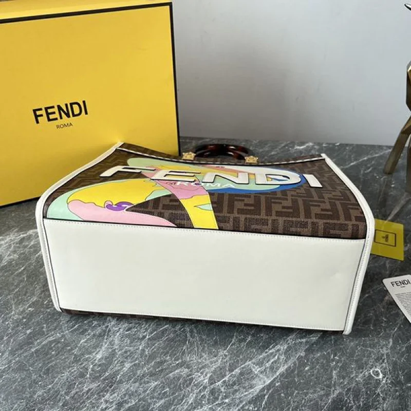 超話題!フェンディ サンシャイン コピー ミディアム トートバッグ feg96155