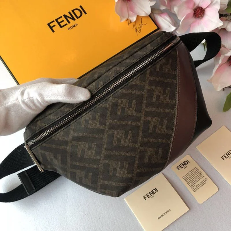 希少色フェンディ モノグラムベルトバッグ 偽物 fem72811