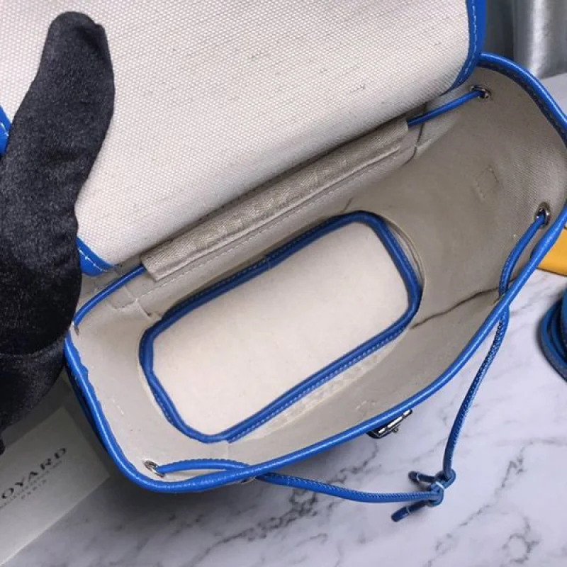 ゴヤール アルパン Mini ブルー バックパック 偽物 Gou15359