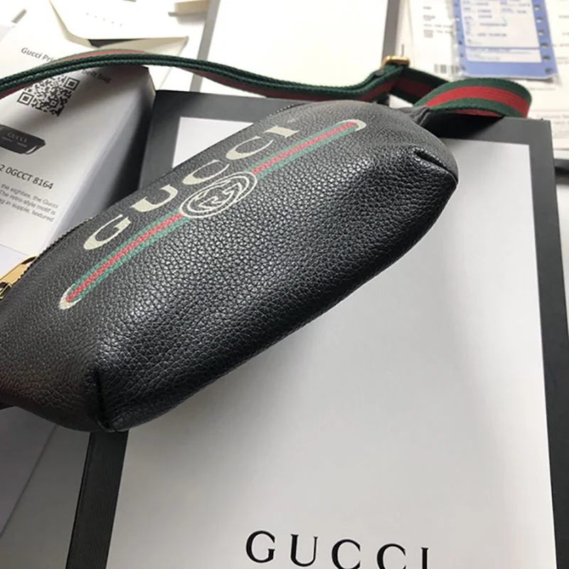 グッチ レトロ ロゴ レザー ベルトバッグ偽物 5277920 GCCT 8164