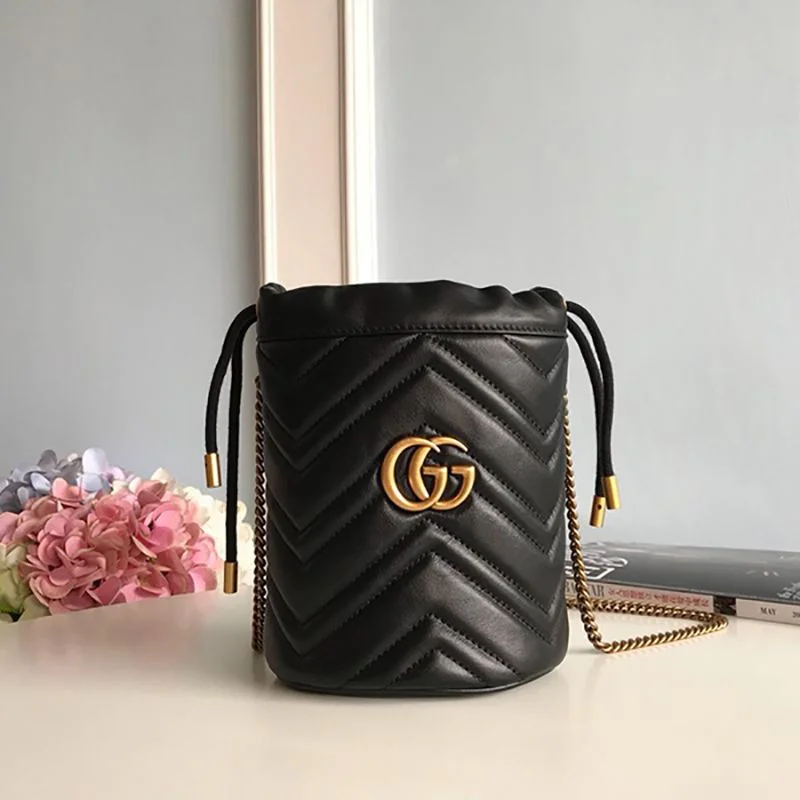 グッチGGマーモントミニ バケットバッグコピー ショルダーバッグ575163 DTDRT 1000