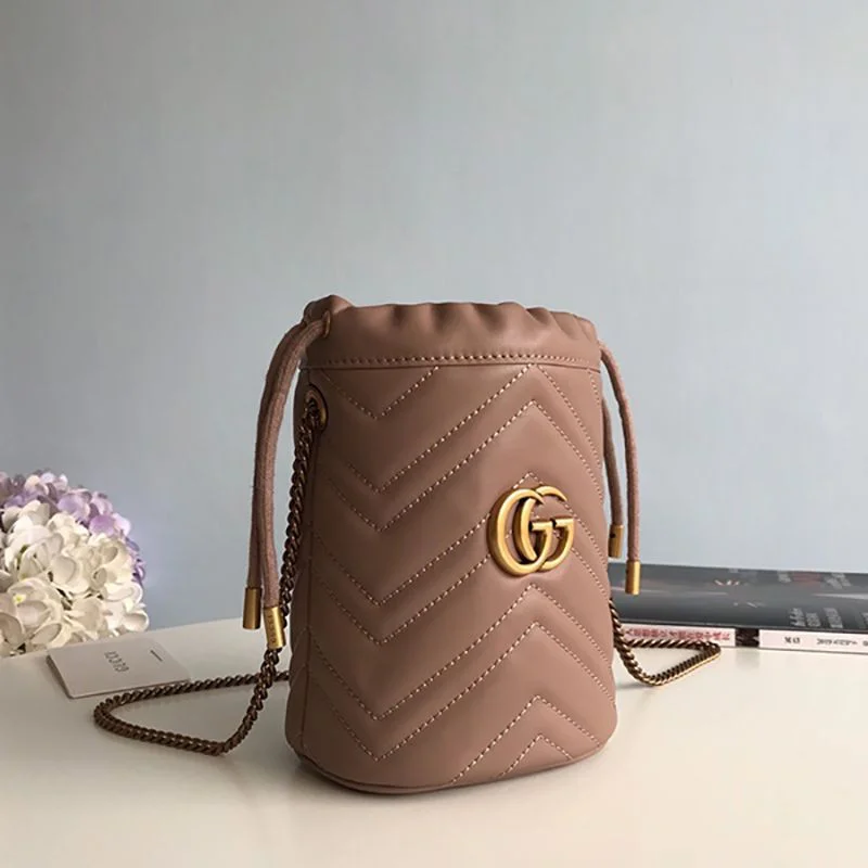 グッチGGマーモントミニ バケットバッグコピー ショルダーバッグ575163 DTDRT 5729