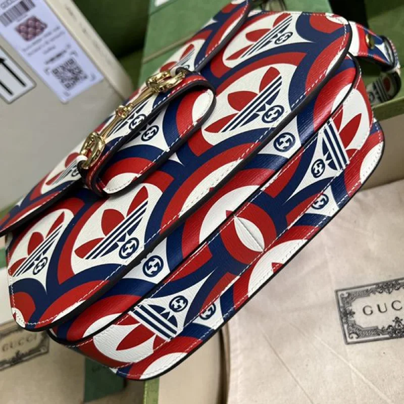 日本未入荷アディダス×グッチ コピー ホースビット1955 ショルダーバッグ 602204UVG0G4168
