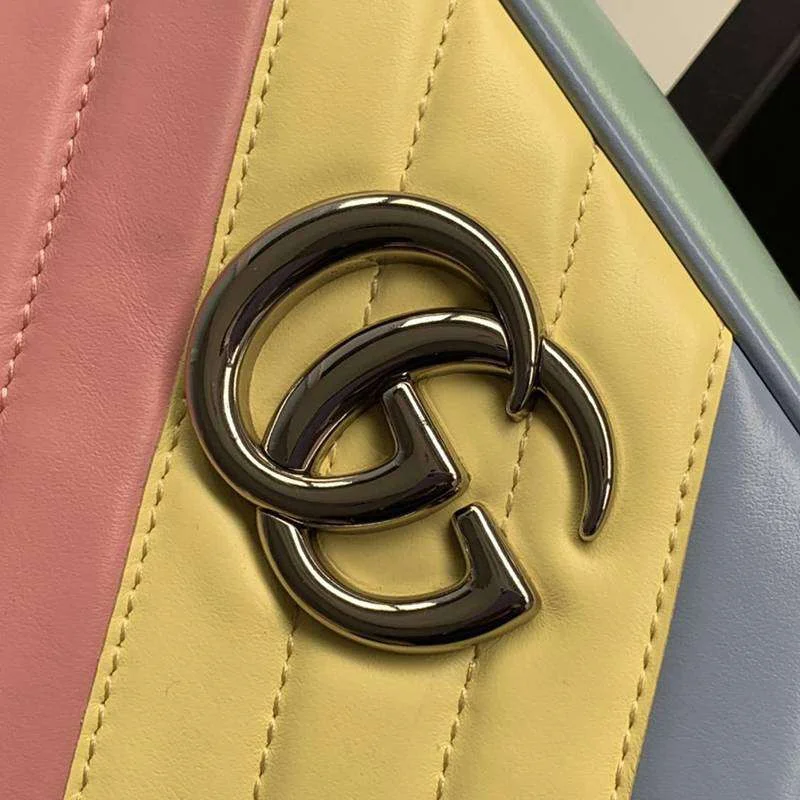 《大人気》グッチ〔GGマーモント 偽物〕キルティング スモール ショルダーバッグ gue41552