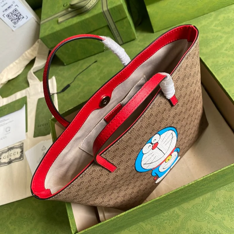 一目惚れ♪ 超レア【グッチ】ドラえもん x グッチ トートバッグ guh12603