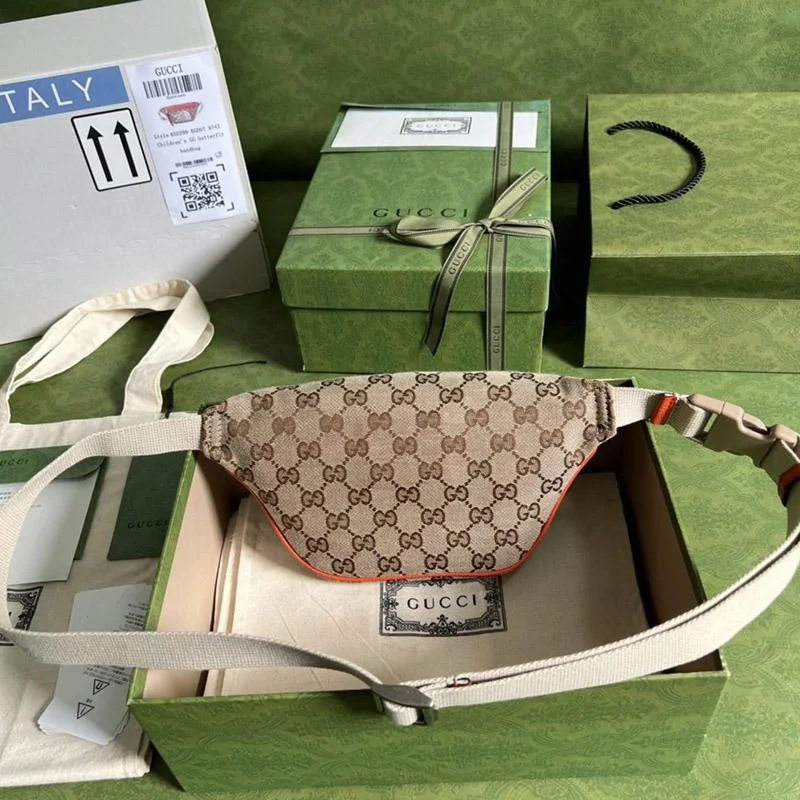 争奪戦*グッチ×ザノースフェイス 偽物*コラボプリントベルトバッグ 送料込 guj84000