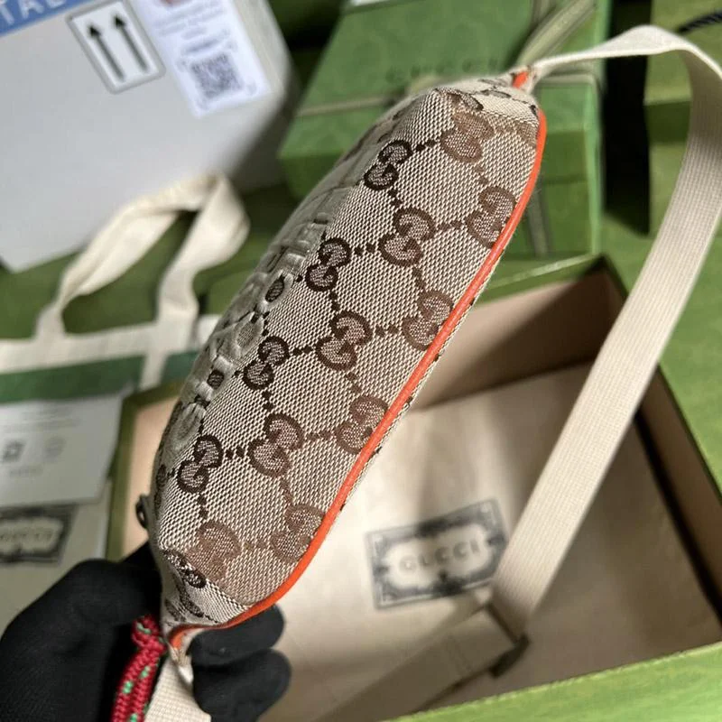 争奪戦*グッチ×ザノースフェイス 偽物*コラボプリントベルトバッグ 送料込 guj84000