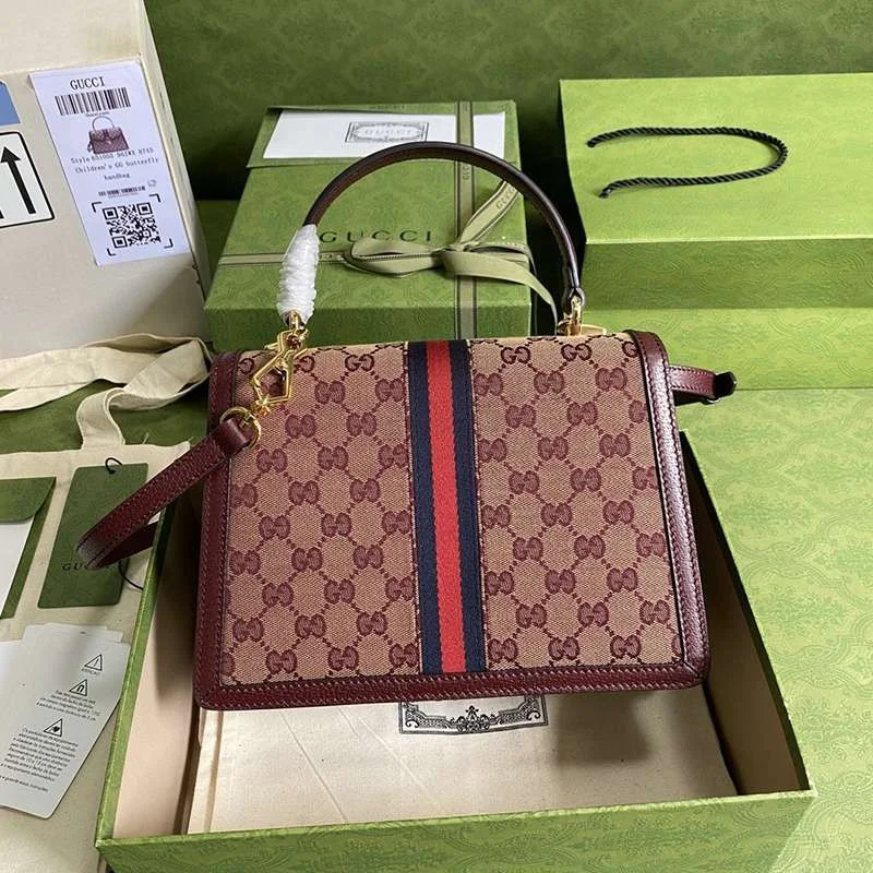 人気No1グッチ〔オフィディア コピー〕ウェブ付き スモールトップハンドルバッグ guk21393