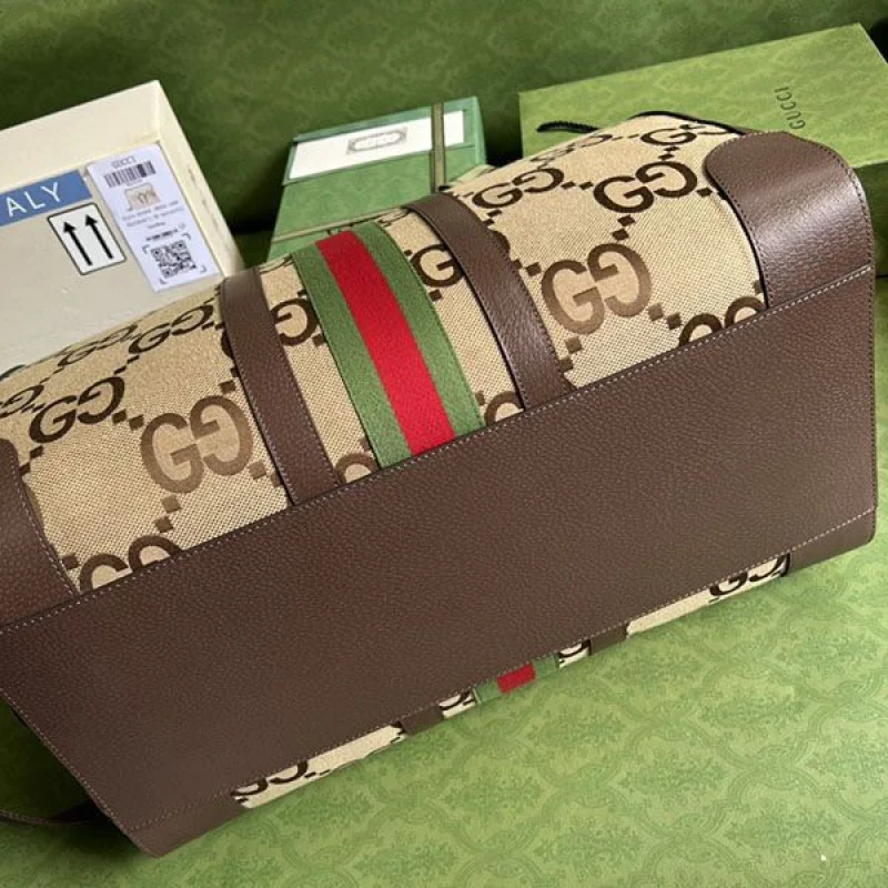 n級品 おすすめ グッチ ジャンボ GG ラージ ダッフルバッグ gup83628