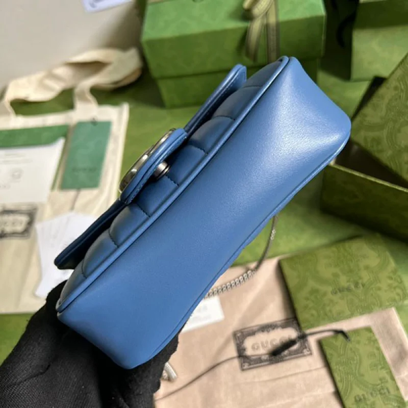 ブランドグッチ コピー GGマーモント スモール ショルダーバッグ guq97386