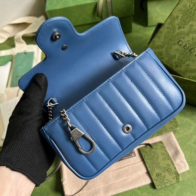 ブランドグッチ コピー GGマーモント スモール ショルダーバッグ guq97386