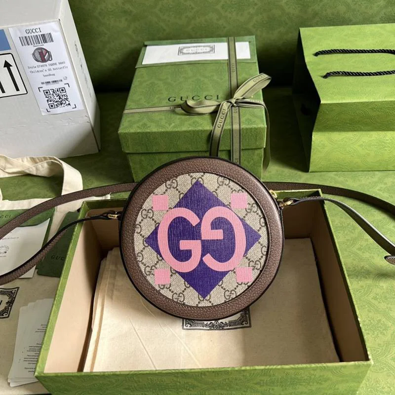 定番グッチ 偽物 ダブルG ラウンド ショルダーバッグ gux56408