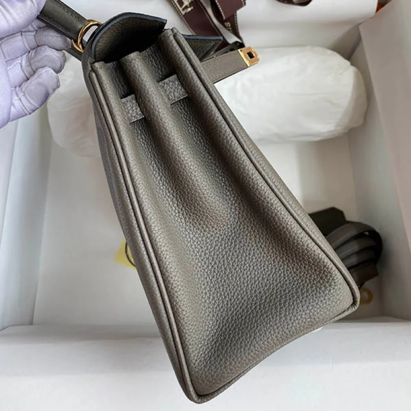 稀少 エルメス ケリー コピー 25cm 内縫い タッチ ゴールド金具 era81165