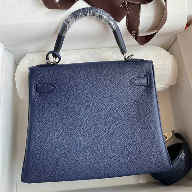 注目★エルメス ケリー 偽物 25cm 内縫い タッチ シルバー金具 erb28569