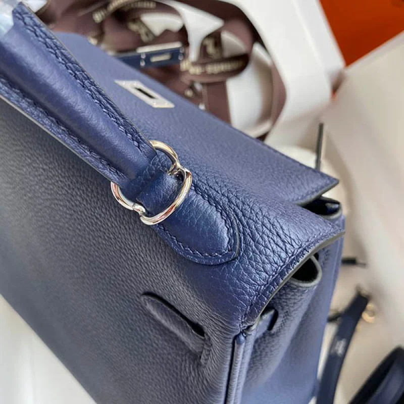 注目★エルメス ケリー 偽物 25cm 内縫い タッチ シルバー金具 erb28569