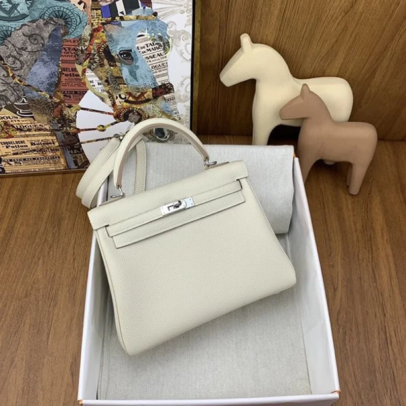 新色☆希少 エルメス ケリー 25 偽物 シルバー金具 ere04375