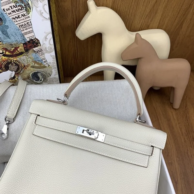 新色☆希少 エルメス ケリー 25 偽物 シルバー金具 ere04375