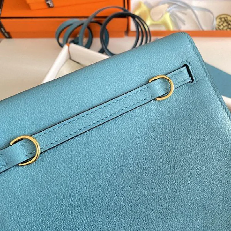 希少色エルメス ケリーダンス コピー 22cm 内縫 ゴールド金具 ere26187