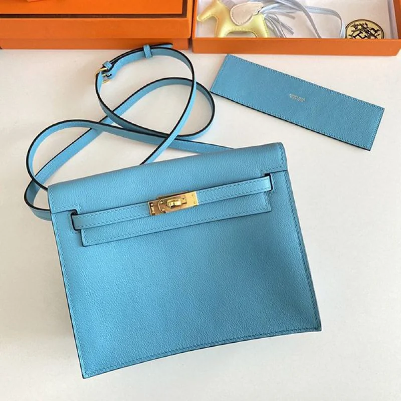 希少色エルメス ケリーダンス コピー 22cm 内縫 ゴールド金具 ere26187