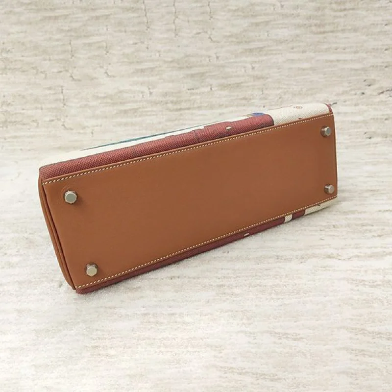 送料込エルメス ケリー32 コピー レア トゴ エトゥープ シルバー金具 eri00300