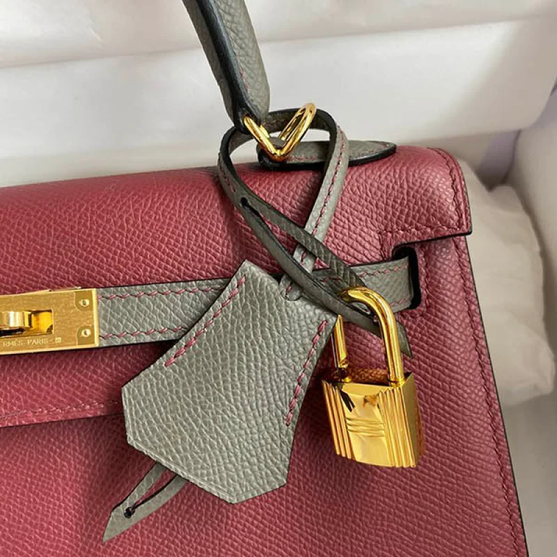 エルメス 偽物 ケリー 25cm 外縫い エプソン ゴールド金具 eri22679