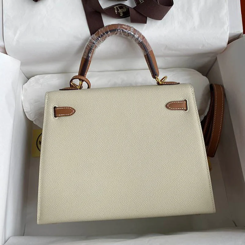★日本!!人気!エルメス コピー ケリー 25cm 外縫い エプソン ゴールド金具 erk42383