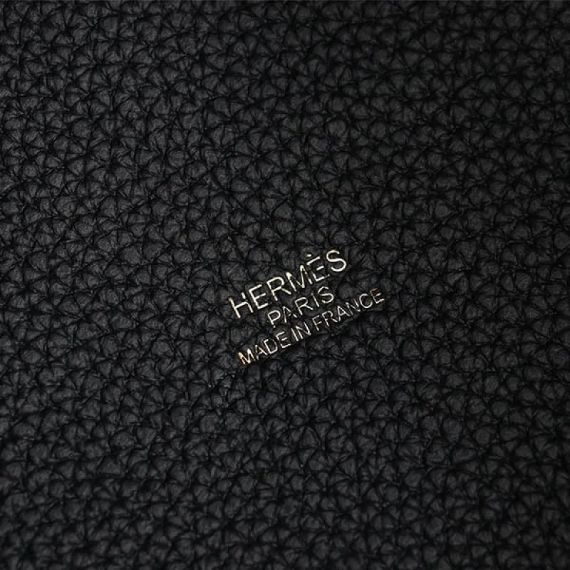 希少!エルメススーパーコピー ピコタン PM/MM ノワール シルバー ゴールド ern23301