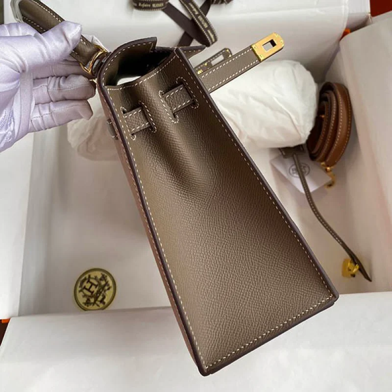 売上総額1位!エルメス ケリー コピー 25cm 外縫い エプソン ゴールド金具 ero06996