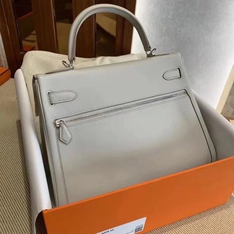 超希少!エルメス ケリー 偽物 32cm 内縫トゴ シルバー金具 erp94746
