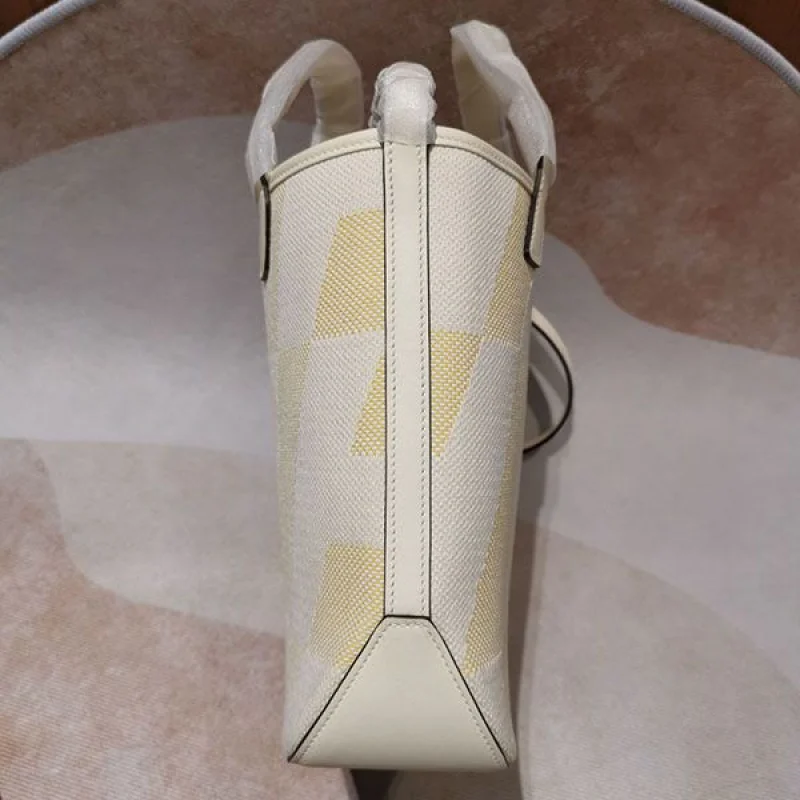 ☆超人気☆エルメスアンビエ 27 キャンバス トートバッグ 偽物 erb88097