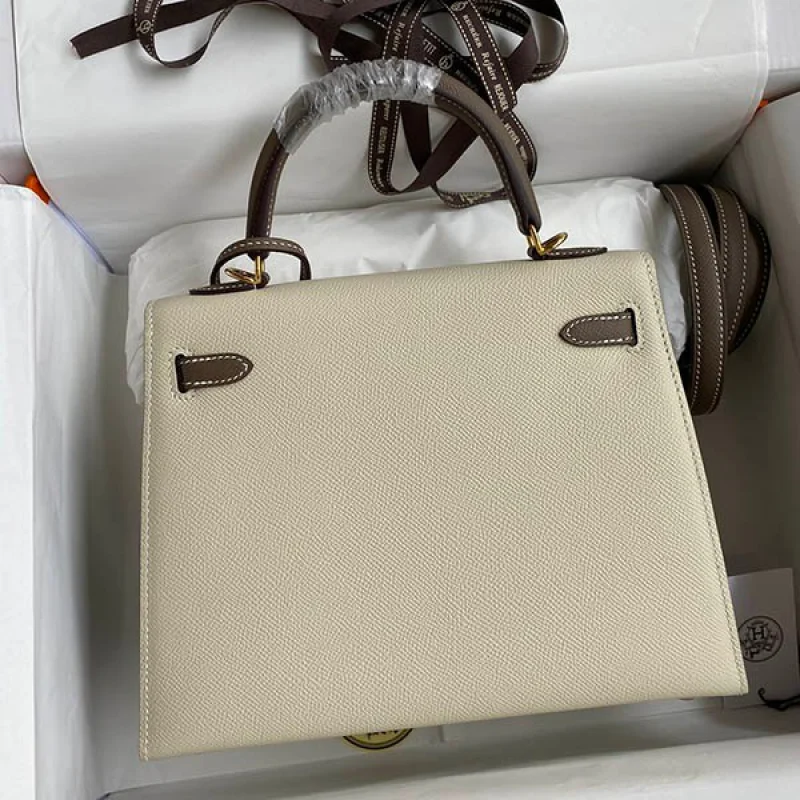 エルメス 偽物 ケリー 25cm 外縫い エプソン ゴールド金具 erq81817