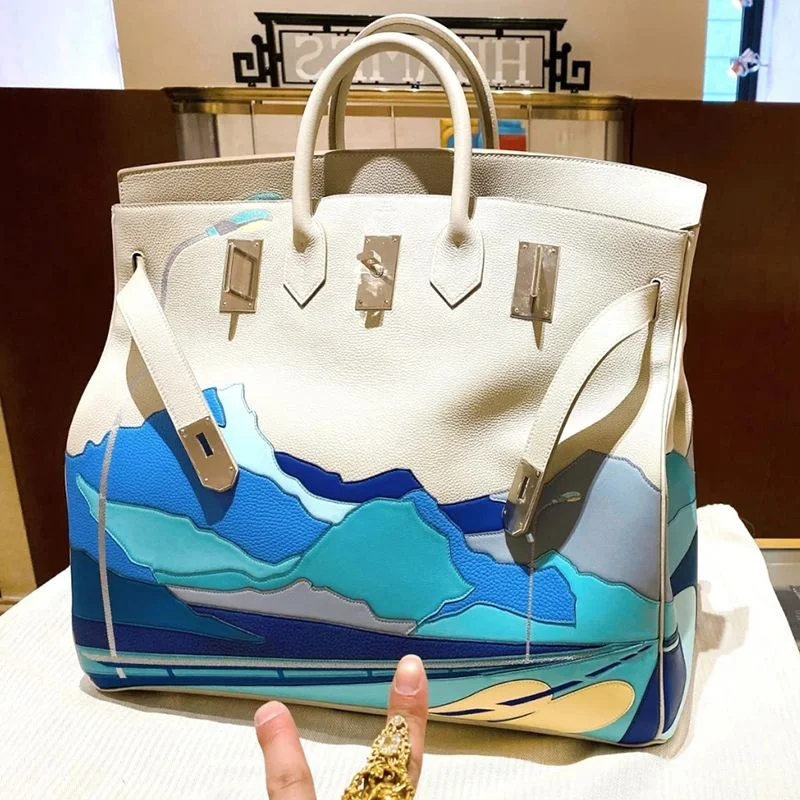 目を惹くカラー★エルメス オータクロア コピー 50cm エンドレスロード トゴ×スイフト ert09396