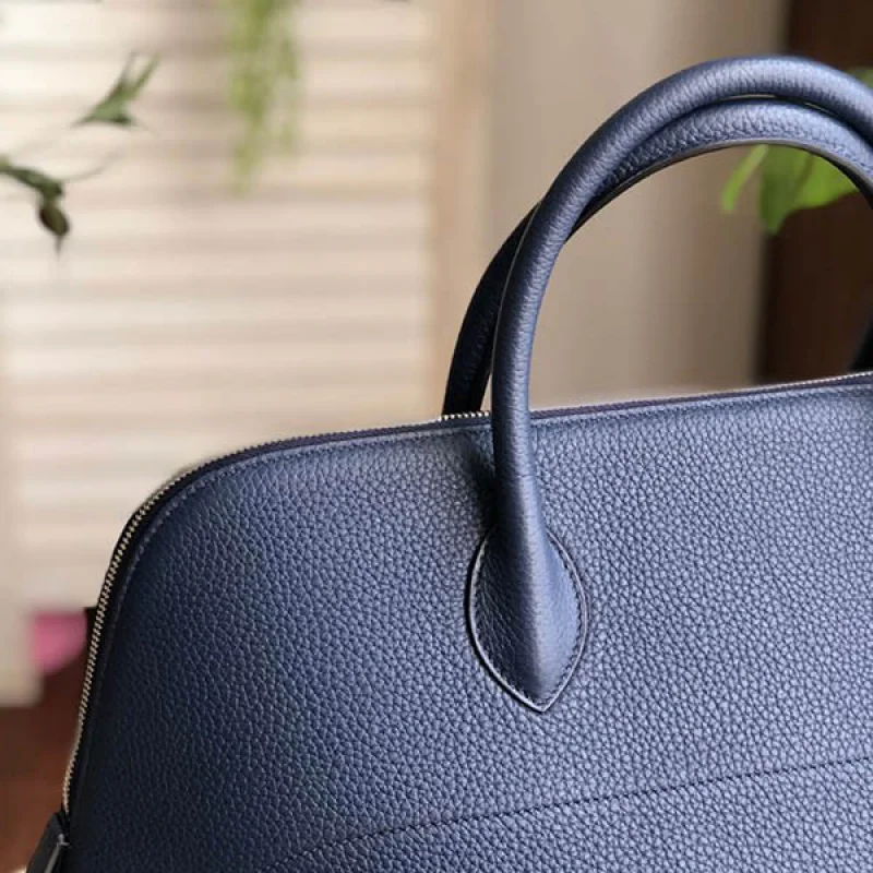 1点限り!エルメス ボリード シャーク コピー 45cm ブルーニュイ ert71674
