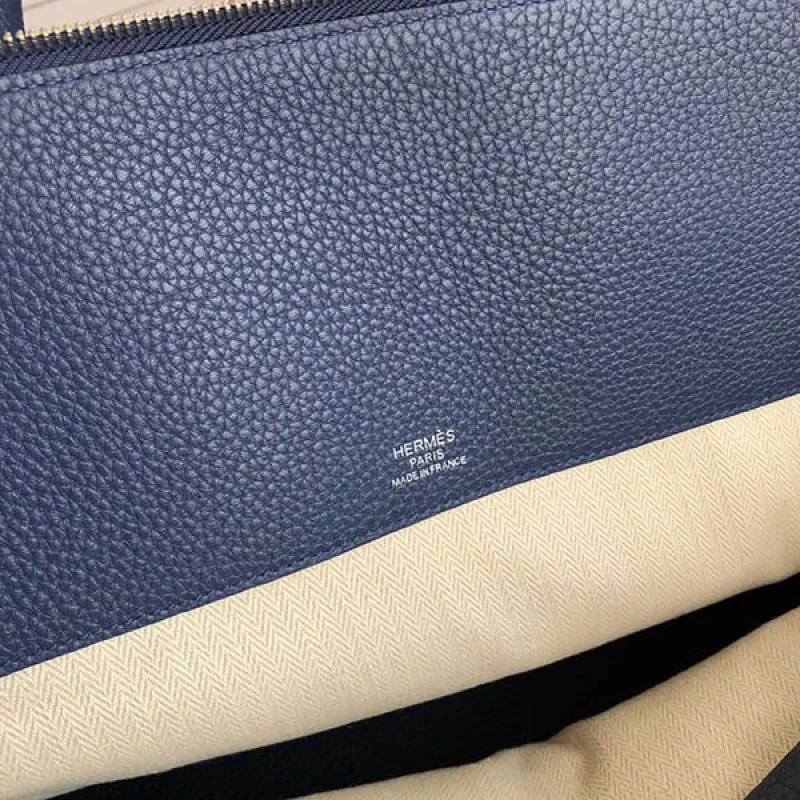 1点限り!エルメス ボリード シャーク コピー 45cm ブルーニュイ ert71674