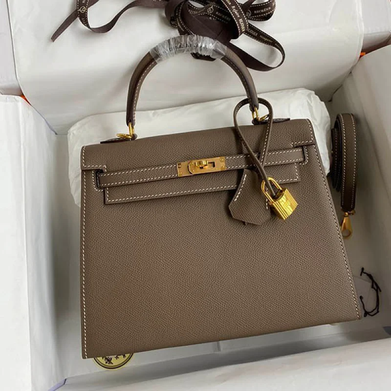 エルメス ケリー コピー 25cm 外縫い エプソン ゴールド金具 eru69745
