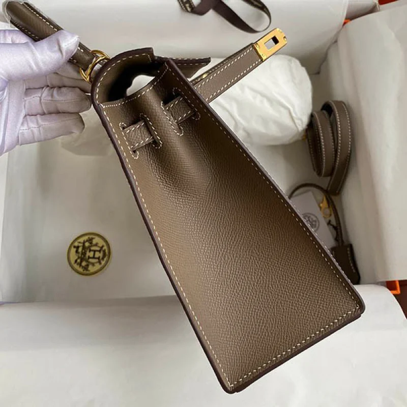 エルメス ケリー コピー 25cm 外縫い エプソン ゴールド金具 eru69745