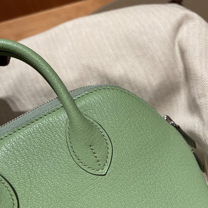 【即日発送】 エルメス ボリード18 エトープ 偽物 シルバー金具 ery34858