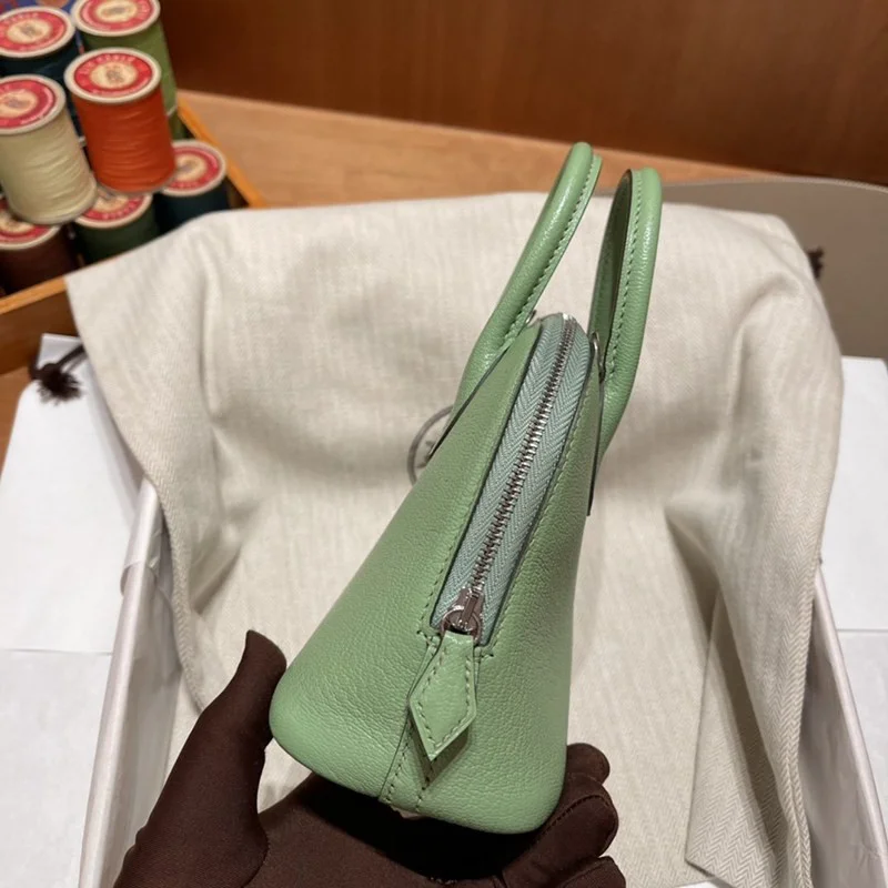 【即日発送】 エルメス ボリード18 エトープ 偽物 シルバー金具 ery34858