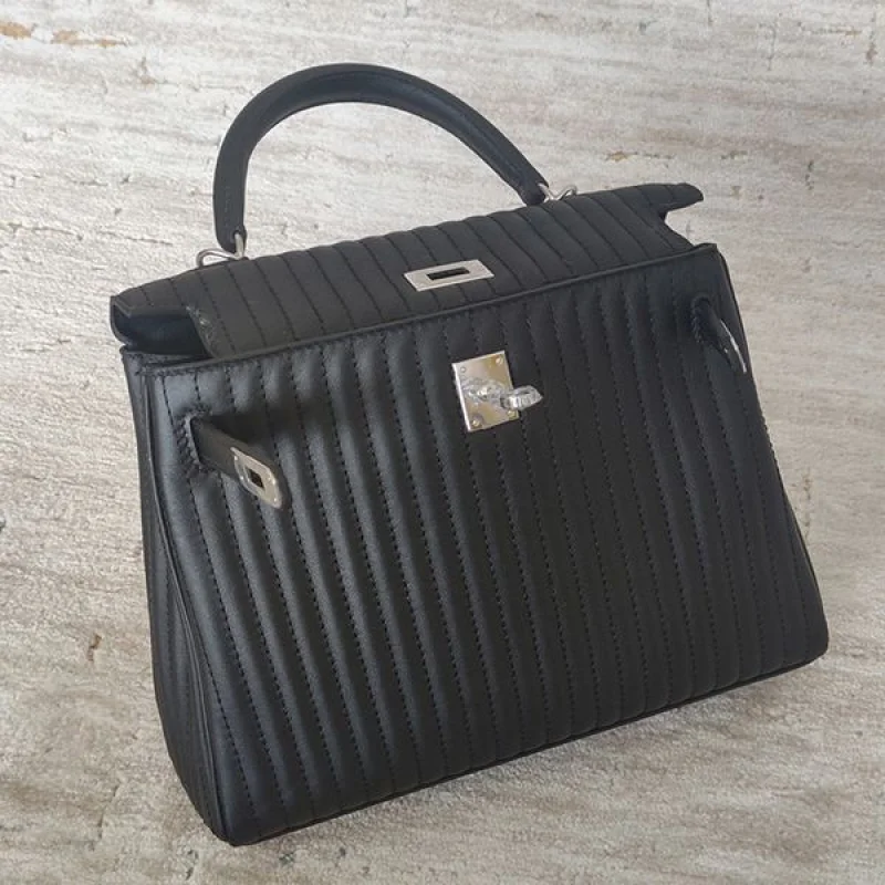 春もの新作エルメス ケリー Kelly25 偽物 トリコカラー 外縫いセリエ ナタ erz13673