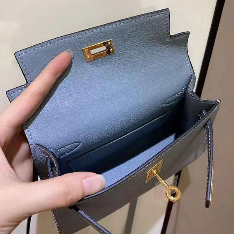 エルメス ケリーミニ2 カザック エプソン 偽物 シルバー金具 he19013