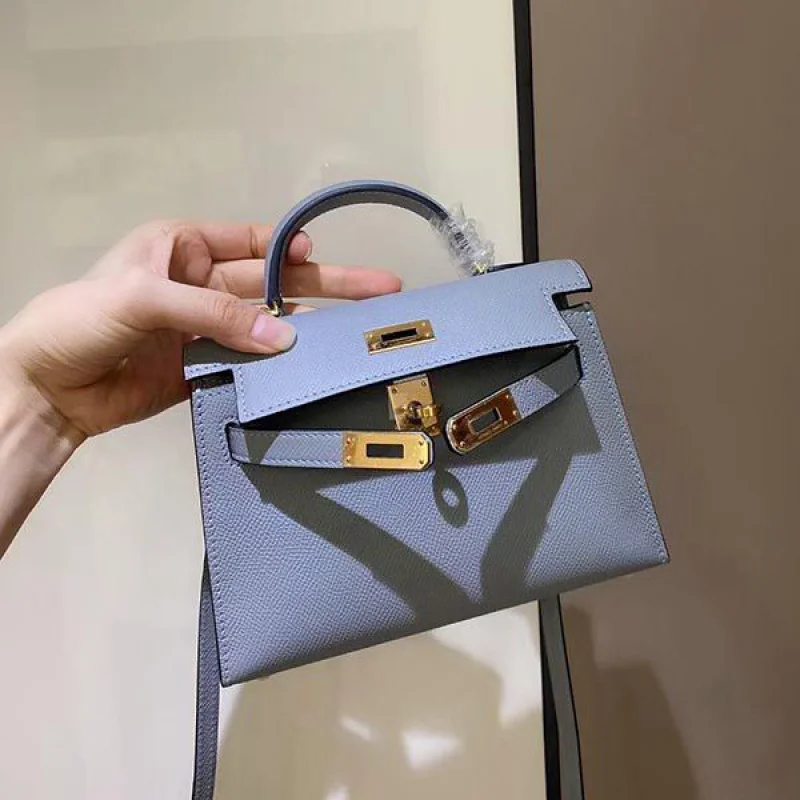 エルメス ケリーミニ2 カザック エプソン 偽物 シルバー金具 he19013