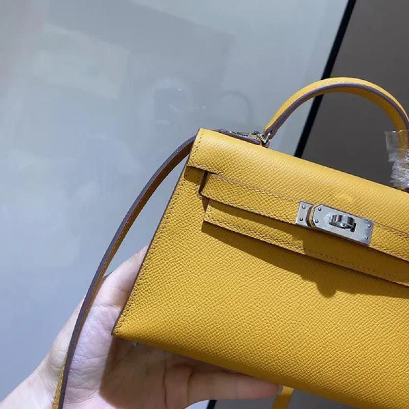 エルメス ケリーミニ2 カザック エプソン コピー シルバー金具 he19014